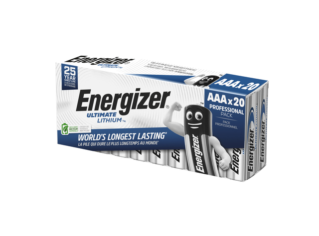 BATTERIJ ENERGIZER ULTIMATE LITHIUM 20X