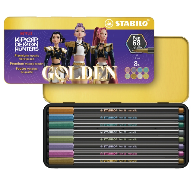 STABILO PEN 68 KPOP DEMON HUNTERS 8 ST.