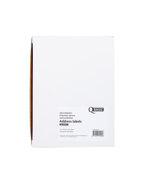 LABELETIKET QBASIC 99010 28X89MM ADRES