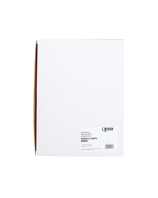 LABELETIKET QBASIC 11352 54X25MM ADRES