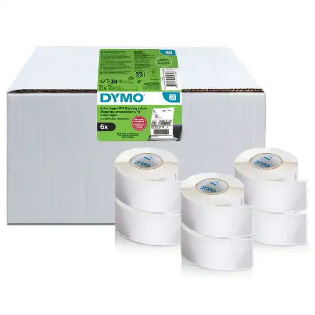 ETIKET DYMO LABELWRITER 5XL VERZEND