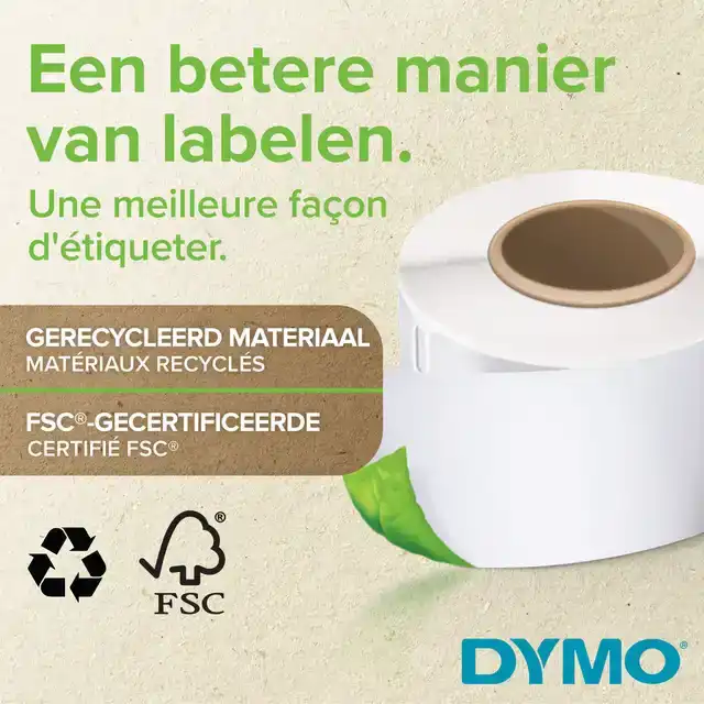 ETIKET DYMO LABELWRITER 5XL VERZEND