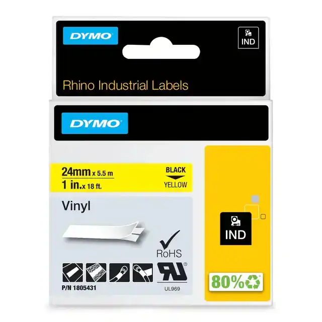 LABELTAPE DYMO RHINO INDUSTRIEEL VINYL