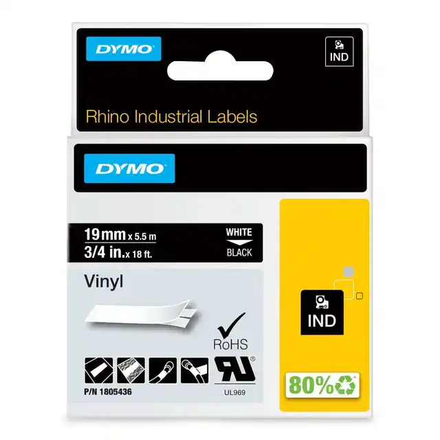 LABELTAPE DYMO RHINO INDUSTRIEEL VINYL