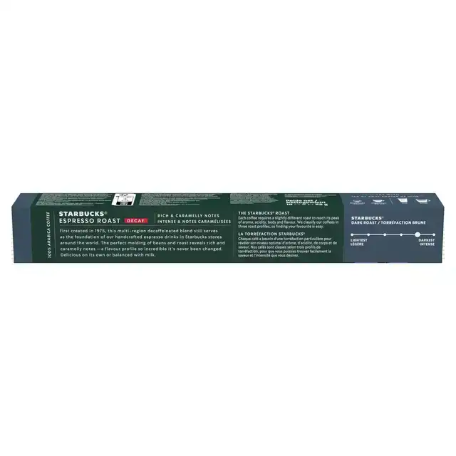 KOFFIECUPS STARBUCKS ESPRESSO DECAF 10
