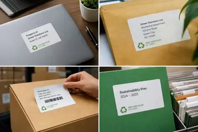 ETIKET RILLPRINT GERECYCLED 105X148MM
