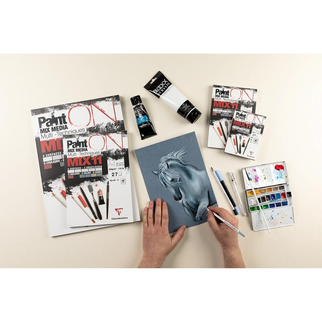MIX MEDIA PAPIER CLAIREFONTAINE A5