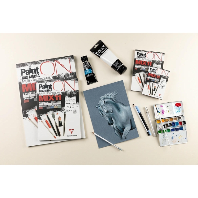 MIX MEDIA PAPIER CLAIREFONTAINE A4