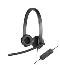 HEADSET LOGITECH H570E ON-EAR ZWART