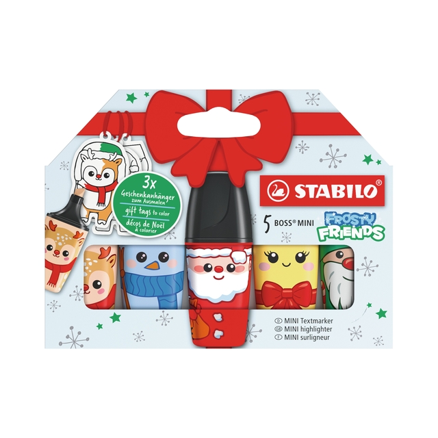 STABILO BOSS MIN FROSTY FRIENDS 5ST
