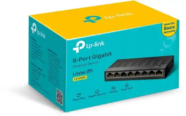 DESKTOPSWITCH TPLINK LITEWAVE LS1008G