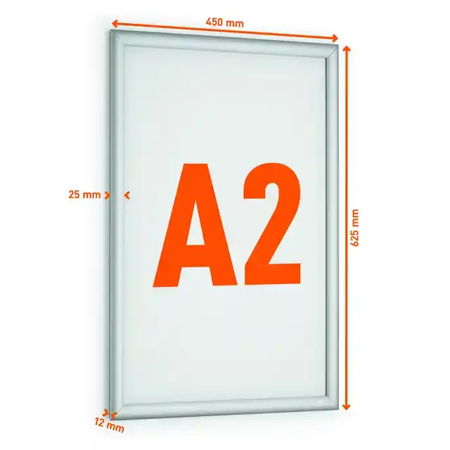 KLIKLIJST DURABLE ALUMINIUM A2 OUTDOOR