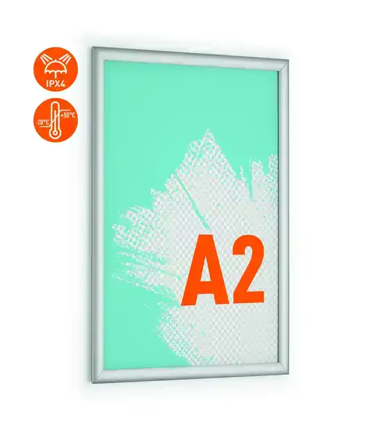 KLIKLIJST DURABLE ALUMINIUM A2 OUTDOOR