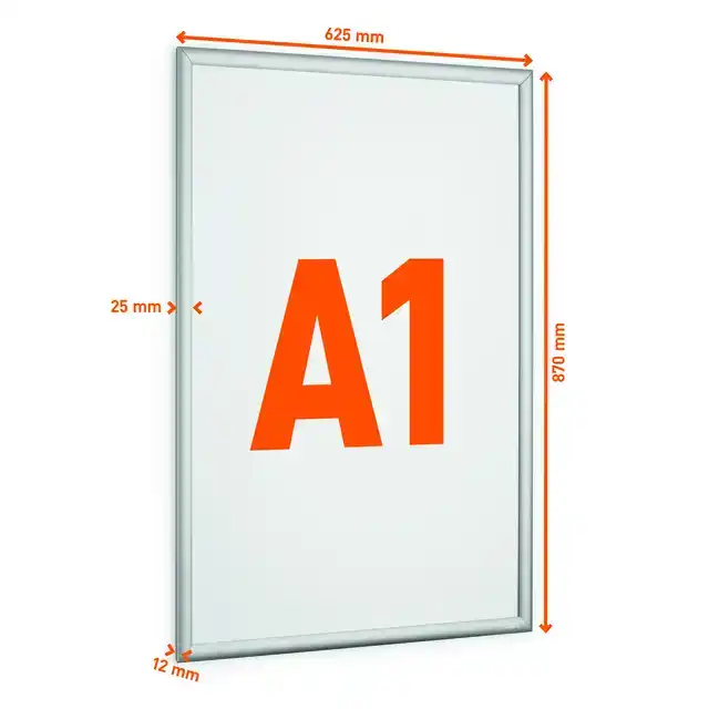 KLIKLIJST DURABLE ALUMINIUM A1 OUTDOOR