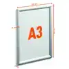 KLIKLIJST DURABLE ALUMINIUM A3 OUTDOOR
