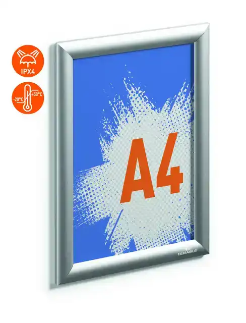 KLIKLIJST DURABLE ALUMINIUM A4 OUTDOOR