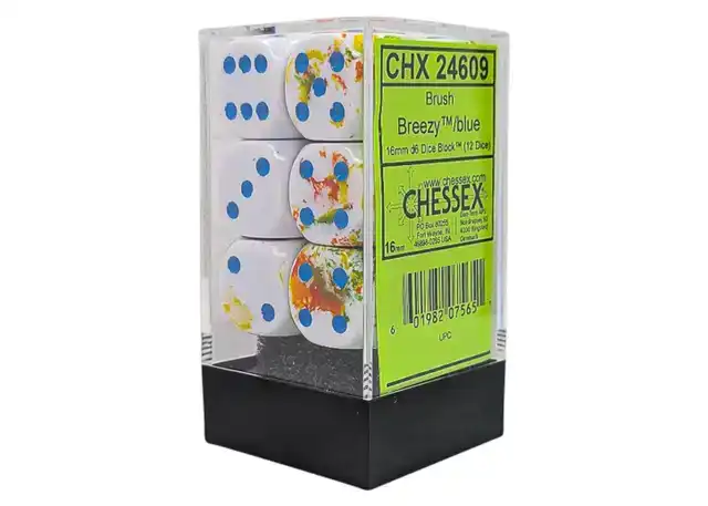 DOBBELSTEEN CHESSEX BREEZY/BLUE D6 SET