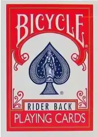 SPEELKAARTEN BICYCLE RIDER BACK INTERN.