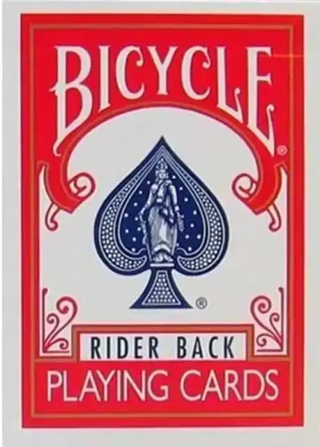 SPEELKAARTEN BICYCLE RIDER BACK INTERN.