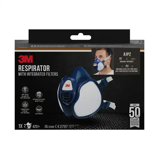 MONDMASKER 3M GEÃ¯NTEGREERDE FILTERS