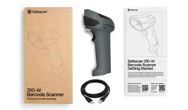 BARCODESCANNER SAFESCAN 310-W BEDRAAD