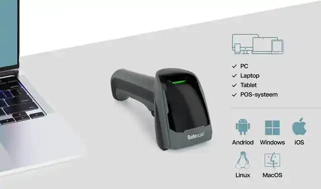 BARCODESCANNER SAFESCAN 350-BT