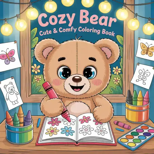 KLEURBOEK COZY BEAR 1