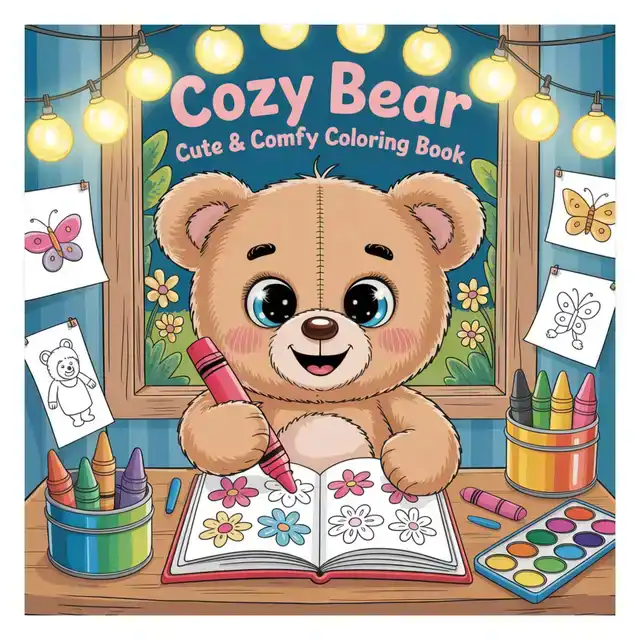 KLEURBOEK COZY BEAR 1