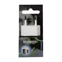 OPLADER GREENMOUSE USB C 1X USB A 1X
