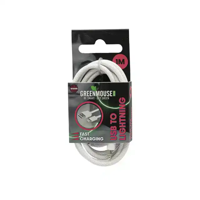 KABEL GREENMOUSE USB A LIGHTNING 1M