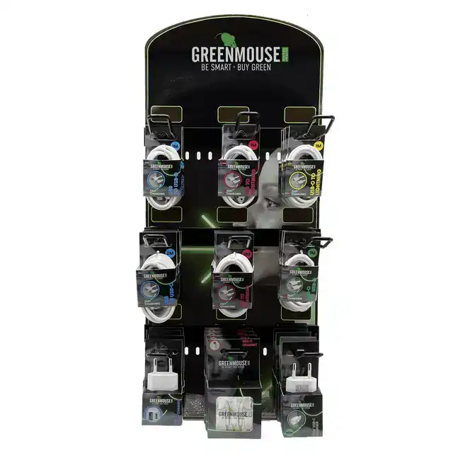 DISPLAY GREENMOUSE TELEFOONACCESSOIRES