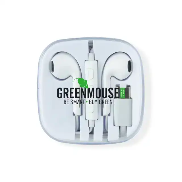 OORTELEFOON GREENMOUSE USB C BLISTER