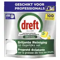VAATWASTABLETTEN DREFT AIO PRO LEMON
