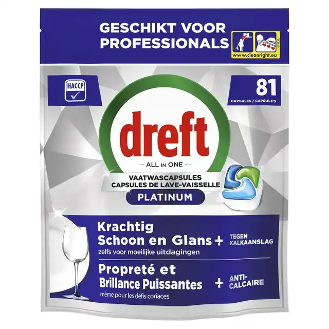 VAATWASTABLETTEN DREFT AIO PRO PLT REG