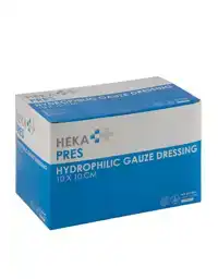 HYDROFIEL GAASKOMPRES HEKAPRES 10X10