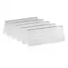 TAFELNAAMBORD 210X75MM A5 GEVOUWEN 5ST