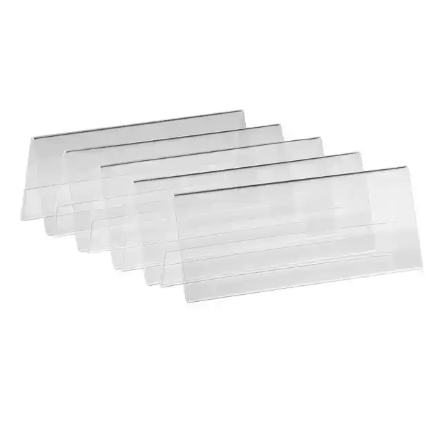 TAFELNAAMBORD 210X75MM A5 GEVOUWEN 5ST