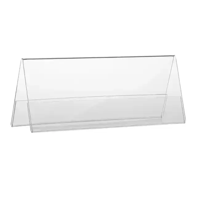 TAFELNAAMBORD 210X75MM A5 GEVOUWEN 5ST