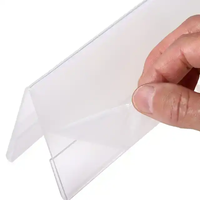 TAFELNAAMBORD 210X75MM A5 GEVOUWEN 5ST