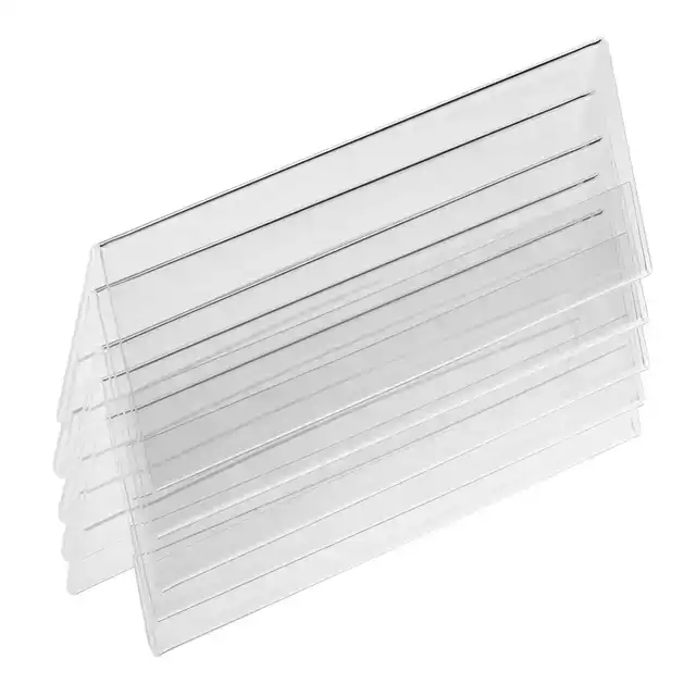 TAFELNAAMBORD 210X75MM A5 GEVOUWEN 5ST