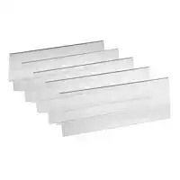 TAFELNAAMBORD 297X105MM A4 GEVOUWEN 5ST