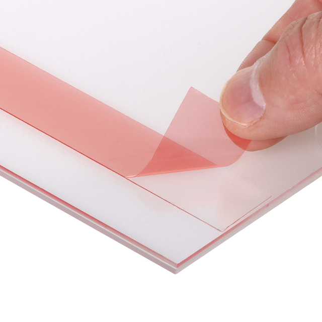 ZELFKLEVENDE POSTERHOUDER A5 LIGGEND