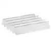 TAFELNAAMBORD 150X55MM A6 GEVOUWEN 10ST