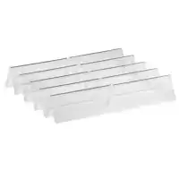 TAFELNAAMBORD 150X55MM A6 GEVOUWEN 10ST