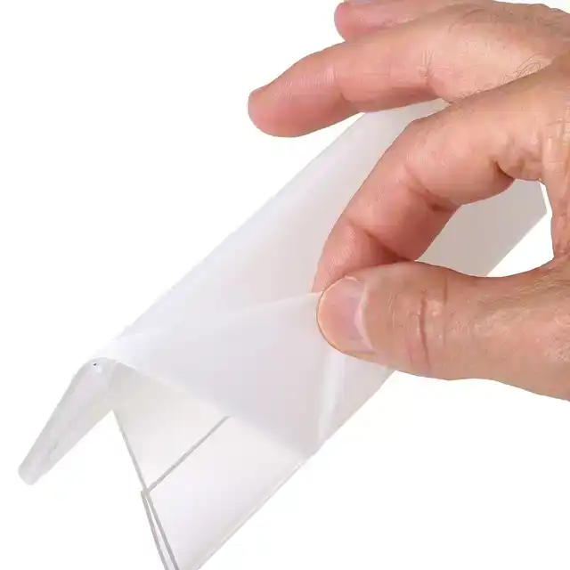 TAFELNAAMBORD 150X55MM A6 GEVOUWEN 10ST