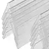 TAFELNAAMBORD 150X55MM A6 GEVOUWEN 10ST