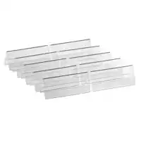 TAFELNAAMBORD 105X40MM A7 GEVOUWEN 10ST