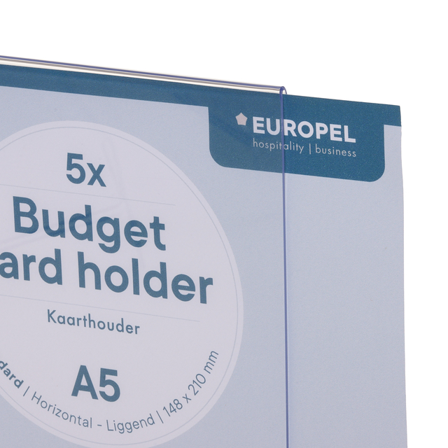KAARTHOUDER EUROPEL BUDGET A5 T-STAND
