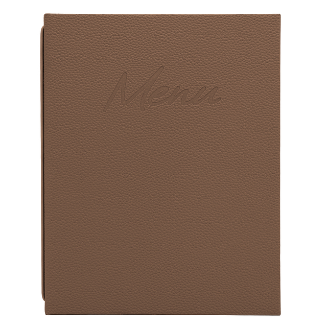 MENUKAART SECURIT SIGNATURE A4 BRUIN