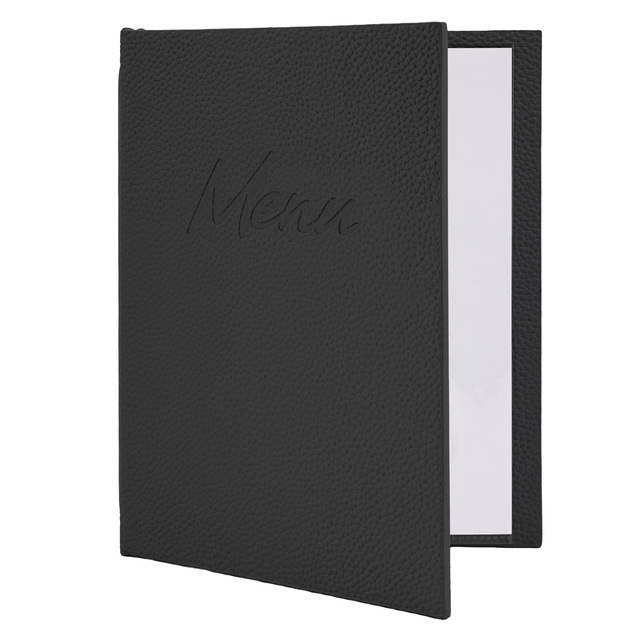 MENUKAART SECURIT SIGNATURE A5 ZWART